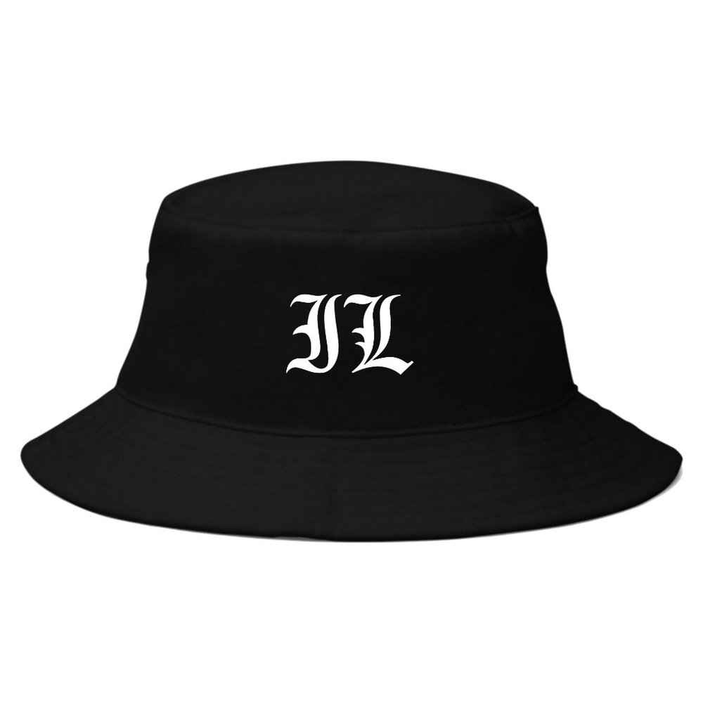 Illinois Bucket Hat, IL, Old School, Chicago, Retro, Hip Hop, Hippie